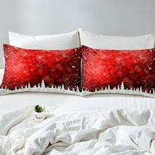 Load image into Gallery viewer, Christmas Duvet Cover For Kids Boys Girls Children Geometric Rhombus Comforter Cover Pine Cedar Snow Bedding Set Winter Theme Quilt Cover US Twin Full Queen King Size Including Duvet cover and pillowcase