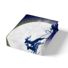 Load image into Gallery viewer, Christmas Theme Comforter Cover For Kids Boys Girls Children Purple Starry Sky Bedding Set Deer Cedar Pine Snow House Pattern Quilt Cover US Twin Full Queen King Size Including Duvet cover and pillowcase