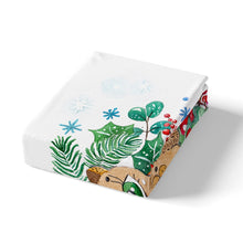 Load image into Gallery viewer, Kid Cartoon Cat Sheet Set Christmas Fitted Sheet Palm Leaves Bedding Set Tropical Leaves top sheet Stain Resistant Bedclothes 1 Fitted Sheet With 1 Pillow Case Twin XL Full Queen Size
