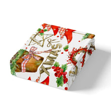 Load image into Gallery viewer, Christmas Sheet Set Christmas Tree Fitted Set Garland Bedding Set Winter Theme Sweet Bed Cover Lightweight Breathable Decoration Twin XL Full Queen Size With Deep Pocket For Kid Adult