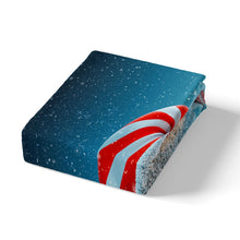 Load image into Gallery viewer, Kids Christmas Fitted Sheet Full Queen Twin TwinXL Size Xmas Tree Family Style Bedding Set Snowy Winter Art Sheet Set For Boys Girls Children Teens Santa Claus Top Sheet Wrinkle Bedroom Decor