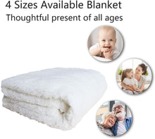 Load image into Gallery viewer, Daisy Floral Print Throw Blanket Moth Fleece Blanket for Couch Bed Sofa Women Flying Insects Pattern Sherpa Blanket Blossom Flowers Pattern Fuzzy Blanket Room Decor Blanket