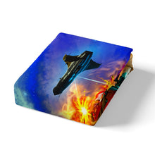 Load image into Gallery viewer, Game Duvet Cover Set Cartoon Aircraft War Pattern Print Bedding Set for Kids Boys Teens, Gamer Comforter Cover Soft Microfiber Quilt Cover 2/3 Pcs With Pillowcase