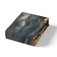 Load image into Gallery viewer, Flame Car Comforter Cover Set Racing Car Duvet Cover with Zipper Ties Speed Sport Car Bedding Set for Kids Boys Teens Polyester Quilt Cover 2/3 Pcs With Pillowcase