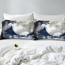 Load image into Gallery viewer, Bear Duvet Cover Set Full Moon Decor Bedding Set for Kids Boys Teens, Wild Animal Theme Comforter Cover Microfiber Polyester Bedspread Cover 2/3 Pcs With Pillowcase