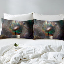 Load image into Gallery viewer, Light Bulb Duvet Cover Set Galaxy Bedding Set for Kids Boys Teens, Starry Sky Background Comforter Cover Microfiber Polyester Bedspread Cover 2/3 Pcs With Pillowcase
