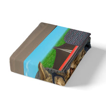 Load image into Gallery viewer, Animal Theme Bedding Set for Kids Boys Teens, Lovely Cat Driving Car Pattern Print Comforter Cover Soft Polyester Duvet Cover with Zipper Ties 2/3 Pcs With Pillowcase