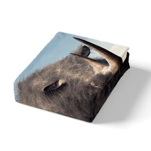 Load image into Gallery viewer, Rhinoceros Comforter Cover Set Wild Animal Theme Duvet Cover with Zipper Ties Black Wild Rhinoceros Bedding Set for Kids Boys Teens Adults 2/3 Pcs With Pillowcase