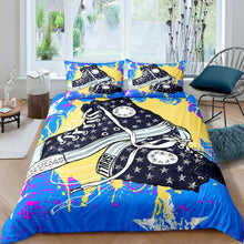 Load image into Gallery viewer, Shoes Bedding Set for Kids Boys Teens Adults, Modern Fashion Design Comforter Cover Microfiber Polyester Duvet Cover Set with Zipper Ties 2/3 Pcs With Pillowcase