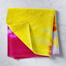 Load image into Gallery viewer, Tie Dye Tapestry Yellow and Red Pattern Printed Wall Hanging for Kids Room Bedroom Living Room, Watercolor Wall Blanket Lightweight Bed Blanket,S M L XL