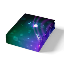 Load image into Gallery viewer, Melody Music Duvet Cover Set for Kids Boys Girls Purple Galaxy Comforter Cover Classical Music Note Bedding Set Boho Psychedelic Quilt Cover,Room Decor 2/3Pcs Bedding