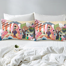 Load image into Gallery viewer, Japanese Ukiyoe Comforter Cover Set for Kids Boys Girls Hokusai Pattern Duvet Cover Japanese Folk Art Bedding Set Exotic Style Quilt Cover,Room Decor 2/3Pcs Bedding