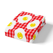 Load image into Gallery viewer, Farmhouse Comforter Cover Set for Kids Boys Girls Delicious Eggs Duvet Cover Geometric Lattice Bedding Set Red Grid Quilt Cover,Room Decor 2/3Pcs Bedding