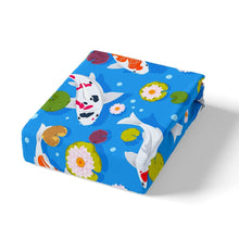 Load image into Gallery viewer, Ornamental Fish Duvet Cover Set Carp Lotus Leaf Pond Bedding Set Kids Boys Girls Cool Summer Comforter Cover Lightweight Bedspread Cover,Room Decor 2/3Pcs Bedding