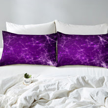 Load image into Gallery viewer, Galaxy Outer Space Bedding Set for Girls Kids Adults Purple Starry Sky Duvet Cover Constellation Theme Comforter Cover Universe Bedspread Cover,Room Decor 2/3Pcs Bedding