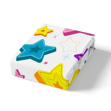 Load image into Gallery viewer, Kids Comforter Cover Set Boys Girls Cartoon Stars Pattern Bedding Set Cute Children Duvet Cover Hypoallergenic Lightweight Bedspread Cover,Room Decor 2/3Pcs Bedding