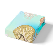 Load image into Gallery viewer, Ocean Duvet Cover Set 3D Starfish Shell Bedding Set for Kids Boys Girls Blue Fluid Sea Comforter Cover Summer Beach Theme Bedspread Cover,Room Decor 2/3Pcs Bedding