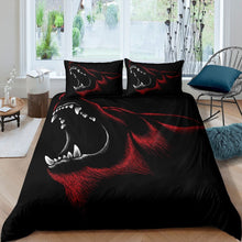 Load image into Gallery viewer, Wolf Comforter Cover Set Kids Boys Teens Safari Print Duvet Cover Cool Wildlife Style Bedding Set Wild Wolf Pattern Quilt Cover,Room Decor 2/3Pcs Bedding