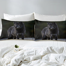 Load image into Gallery viewer, Wolf Comforter Cover Set for Kids Boys Teens 3D Wild Wolf Bedding Set Wildlife Animal Print Duvet Cover Lightweight Soft Bedspread Cover,Room Decor 2/3Pcs Bedding