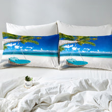 Load image into Gallery viewer, Hawaii Bedding Set for Kids Boys Adults Ocean Wave Comforter Cover Summer Beach Theme Duvet Cover Lightweight Breathable Microfiber Quilt Cover,Room Decor 2/3Pcs Bedding