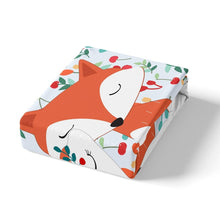 Load image into Gallery viewer, Kids Cartoon Duvet Cover Set for Kids Boys Girls Cartoon Fox Print Comforter Cover Cute Animal Pattern Bedding Set Wildlife Quilt Cover,Room Decor 2/3Pcs Bedding