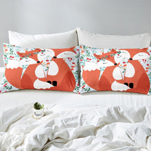 Load image into Gallery viewer, Kids Cartoon Duvet Cover Set for Kids Boys Girls Cartoon Fox Print Comforter Cover Cute Animal Pattern Bedding Set Wildlife Quilt Cover,Room Decor 2/3Pcs Bedding