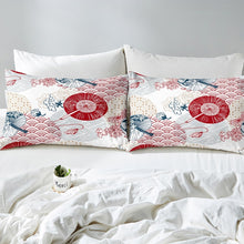 Load image into Gallery viewer, Japanese Ukiyoe Duvet Cover Set for Kids Adults Hokusai Pattern Bedding Set Exotic Style Comforter Cover Luxury Soft Bedspread Cover,Room Decor 2/3Pcs Bedding