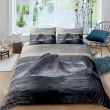 Load image into Gallery viewer, 3D Whale Comforter Cover Set for Kids Boys Adults Marine Ocean Creature Bedding Set Sea Animal Pattern Duvet Cover Sealife Bedspread Cover,Room Decor 2/3Pcs Bedding