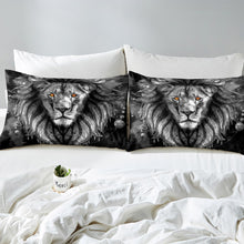 Load image into Gallery viewer, Lion Bedding Set 3D Wild Lion Duvet Cover for Kids Boys Adults Safari Wild Print Comforter Cover Cool Wildlife Style Bedspread Cover,Room Decor 2/3Pcs Bedding