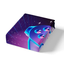 Load image into Gallery viewer, Teens Galaxy Gamepad Duvet Cover Kids Video Game Bedding Set for Boys Gamer Decor Comforter Cover Blue Purple Milky Way Bedspread Cover Modern Game Controller 2/3Pcs Zipper
