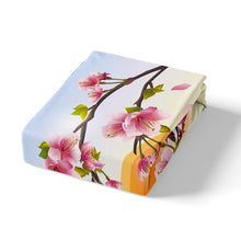 Load image into Gallery viewer, Japanese Ukiyoe Duvet Cover Set for Boys Girls Adults Lotus Pond Floral Print Comforter Cover Hokusai Pattern Bedding Set Exotic Style Quilt Cover,Room Decor 2/3Pcs Bedding