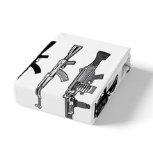 Load image into Gallery viewer, Gun Duvet Cover Set for Kids Boys Teens 3D Guns Print Bedding Set Criminal Rifle Shotgun Comforter Cover Arms Ammunition Bedspread Cover,Room Decor 2/3Pcs Bedding