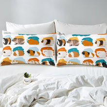 Load image into Gallery viewer, Cute Guinea Pig Comforter Cover Set Kids Boys Girls Cartoon Animal Pattern Bedding Set 3D Mouse Print Duvet Cover Lovely Child Bedspread Cover,Room Decor 2/3Pcs Bedding