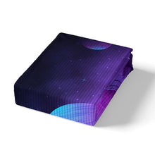 Load image into Gallery viewer, Outer Space Duvet Cover Set Kids Boys Girls Purple Galaxy Comforter Cover Universe Planets Bedding Set Space Adventure Quilt Cover,Room Decor 2/3Pcs Bedding
