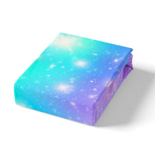 Load image into Gallery viewer, Girly Glitter Duvet Cover Set Kids Girls 3D Galaxy Starry Sky Comforter Cover Blue Purple Glitter Bedding Set Luxury Microfiber Quilt Cover,Room Decor 2/3Pcs Bedding