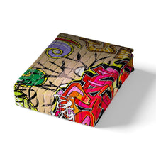 Load image into Gallery viewer, Hip Hop Bedding Set Boys Youth Hippie Graffiti Comforter Cover Kids Teens Graffiti Wall Art Duvet Cover Street Culture Quilt Cover,Room Decor 2/3Pcs Bedding