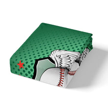 Load image into Gallery viewer, Sports Baseball Duvet Cover Set Kids Boys Teens Sports Theme Bedding Set Green Dot Comforter Cover 3D Baseball Pattern Bedspread Cover,Room Decor 2/3Pcs Bedding