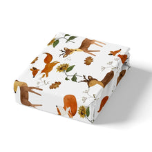 Load image into Gallery viewer, Deer Fox Comforter Cover Set Kids Boys Cartoon Animal Pattern Duvet Cover Girls Sunflower Floral Print Bedding Set Blossom Flowers Quilt Cover,Room Decor 2/3Pcs Bedding