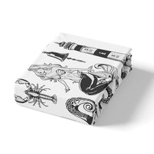 Load image into Gallery viewer, Nautical Theme Duvet Cover Set Kids Boys Teens Ocean Marine Life Bedding Set Octopus Compass Sailboat Comforter Cover Sea Adventure Bedspread Cover,Room Decor 2/3Pcs Bedding