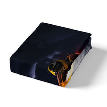 Load image into Gallery viewer, Death Motocross Rider Comforter Cover Set Kids Boys Teens Flame Motorcycle Bedding Set Extreme Sport Theme Duvet Cover 3D Dirt Bike Bedspread Cover,Room Decor 2/3Pcs Bedding