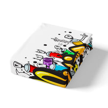 Load image into Gallery viewer, Graffiti Pattern Bedding Set Boys Teens Hippie Graffiti Style Duvet Cover Youth Hip Hop Street Culture Comforter Cover Graphic Wall Quilt Cover,Room Decor 2/3Pcs Bedding