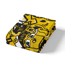 Load image into Gallery viewer, Hippie Graffiti Comforter Cover Set Boys Teens Skull Print Duvet Cover Youth Hip Hop Street Culture Bedding Set Graffiti Pattern Quilt Cover,Room Decor 2/3Pcs Bedding