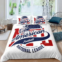 Load image into Gallery viewer, Football Duvet Cover Set Kids Boys Teens Sports Theme Comforter Cover Football Natinal League Bedding Set American Football Quilt Cover,Room Decor 2/3Pcs Bedding