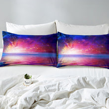 Load image into Gallery viewer, Ocean Duvet Cover Set for Kids Boys Girls Wave Sea Nautical Bedding Set 3D Galaxy Comforter Cover Boho Psychedelic Bedspread Cover,Room Decor 2/3Pcs Bedding