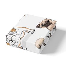 Load image into Gallery viewer, Puppy Dog Bedding Set for Kids Boys Girls 3D Dog Print Duvet Cover Cute Animal Printed Comforter Cover Soft Lightweight Bedspread Cover,Room Decor 2/3Pcs Bedding