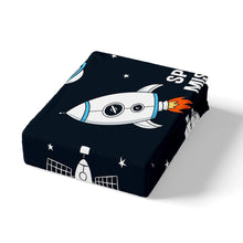 Load image into Gallery viewer, Galaxy Outer Space Bedding Set Kids Boys Girls Cartoon Astronaut Rocket Print Comforter Cover Universe Planets Duvet Cover Luxury Quilt Cover,Room Decor 2/3Pcs Bedding