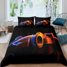Load image into Gallery viewer, meIyoeat 3D Car Bedding Set Kids Boys Teens Extreme Sport Duvet Cover Speed Racing Car Comforter Cover Cool Automobile Style Room Decor 2/3Pcs Bedding