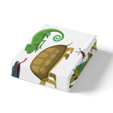Load image into Gallery viewer, 3D Safari Print Bedding Set Wild Animal Pattern Duvet Cover for Kids Boys Teens Crocodile Lizard Snake Comforter Cover Wildlife Bedspread Cover,Room Decor 2/3Pcs Bedding