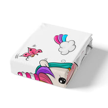 Load image into Gallery viewer, Kids Cartoon Unicorn Bedding Set Child Boys Girls Rainbow Unicorn Comforter Cover Cute Animal Pattern Duvet Cover Soft Children Quilt Cover,Room Decor 2/3Pcs Bedding