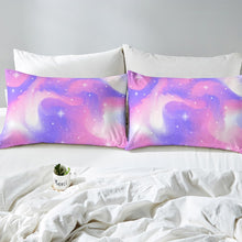 Load image into Gallery viewer, Glitter Girly Comforter Cover Set Girls Kids Pink Blue Fluid Duvet Cover Abstract Art Marble Bedding Set Luxury Hypoallergenic Quilt Cover,Room Decor 2/3Pcs Bedding